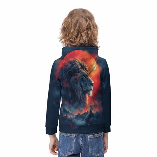 Sweat à capuche enfant imprimé 3D pull confortable pour ado qui ne ternit pas - 4