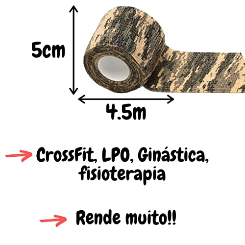Kit 05 Thumb Tape Bandagem Finger Tape Fita Elástica Crossfit Jiu Esportes