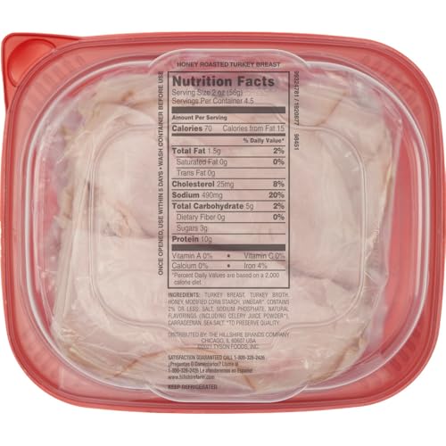 Hillshire Farm Ultra Thin Sliced Deli Lunch Meat, Honey Roasted Turkey Breast, 9 oz