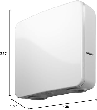 Smart Air Quality Monitor 21P02 (IAQ) with Bluetooth Connectivity, Particulate Matter (PM2.5), CO2, VOC Detection, Status LED, Pairing, Reset Button, Manufacturer
