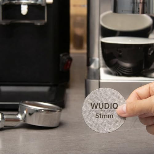 Image of Puck Screen 51mm Bottomless Portafilter 51mm Tamper Espresso Machine Accessories 51mm Portafilter Puck Screen Portable Filter Coffee Accessories for Coffee Bar