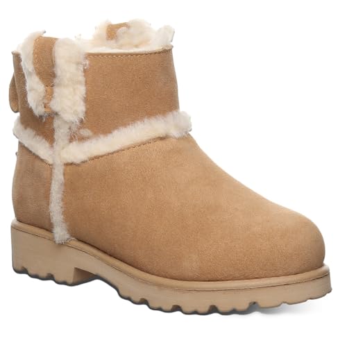 BEARPAW Willow Youth's Classic Suede Slip On Comfortable Winter Boot