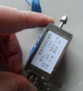 1pc Small DC 24V Traction Electromagnet 1253 Through Electromagnet - (Voltage(V): 24V)