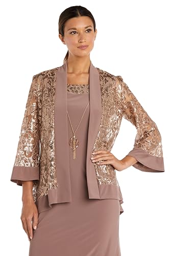 Image of R&M Richards Women's The Opulence Jacket Dress