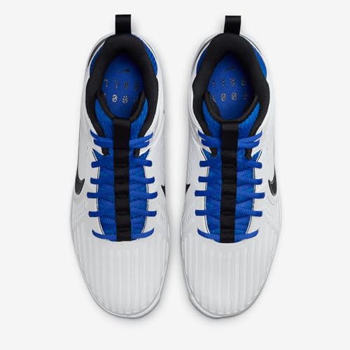 Nike Nike Alpha Menace Strong Men's Football Cleats (II5139-101, White/Hyper Royal/Dark Smoke Grey/Black) Size 11