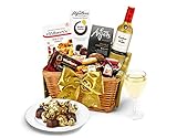 Windermere White Wine Hamper - Chardonnay Gift Set with Artisan Chocolates, Shortbread, Jam, Marmalade - White Wine Gifts for Her, from Regency Hampers