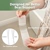 haakaa C Section Scar Silicone Strips, 0.5mm & 1mm Medical Grade Silicone Scar Treatment for Postpartum Recovery, Reusable Silicone Scar Sheets for C-Section & Surgery Scars, Includes Storage Board