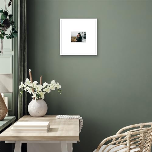 Americanflat Bilderrahmen mit poliertem Plexiglas, 40,6 x 40,6 cm, Verwendung als 12,7 x 17,8 cm Rahmen mit Passepartout oder 40,6 x 40… – Ansicht 6
