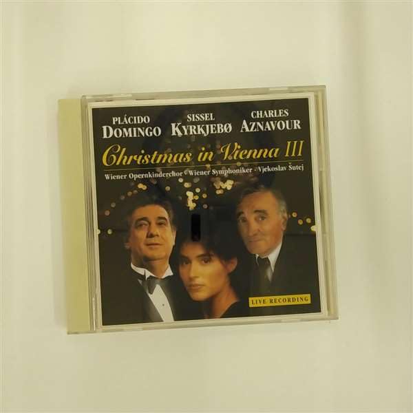 SISSEL KYRKJEBØ PLACIDO DOMINGO VJEKOSLAV ŠUTEJ - Christmas In Vienna III - Disque CD