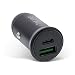 Produktbild InLine 31502B USB KFZ Stromadapter Power Delivery, USB-A + USB Typ-C, schwarz