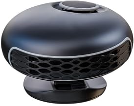 Car Heater Fan for Volkswagen Golf 5 6 7 8 GTE GTI GTD Clubsport Clubsport45 Variant Alltrack, 2-in-1 Warm and Cool Air Function, Helps Maintain Clear Windshield View, 360° Adjustable Base
