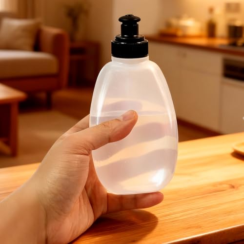 2 Pack 10oz BPA-Free Bike Water Bottle and Running Water Bottle Set - For Hydration Belt, Handheld Water Bottle Running, Small Water Bottles, Flip Belt Water Bottle - Ideal for Marathon, Hiking - Image 3