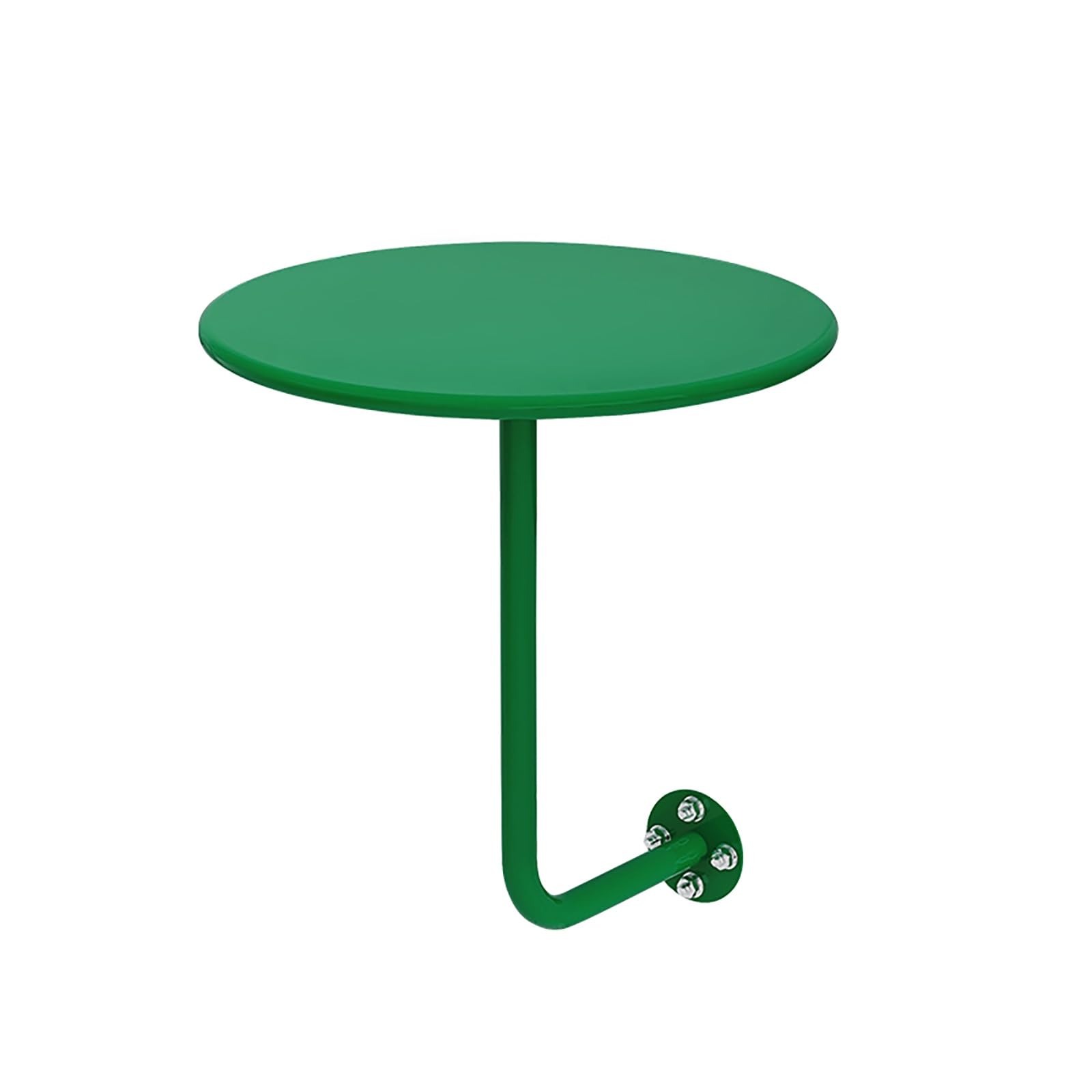 Zenstyw Dark Green Wall-Mounted Round Bar Table,Coffee Table Wall Mounted,Wall Mounted Bar Table Pedestal Tables,Small Cafe Table,Save Space Pub Table Multiple Colors(Dark Green)