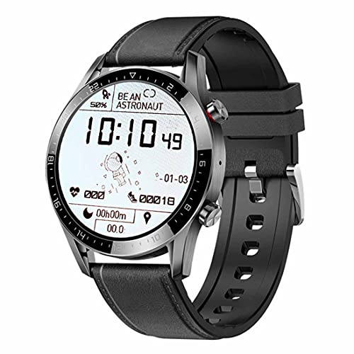XHJL Orologio Fitness Orologi Intelligenti Monitor della frequenza cardiaca di attività Fitness Tracker smartwatch contapassi per Le Donne pedometro Sportivo Digitale Orologio da Corsa(Brown)