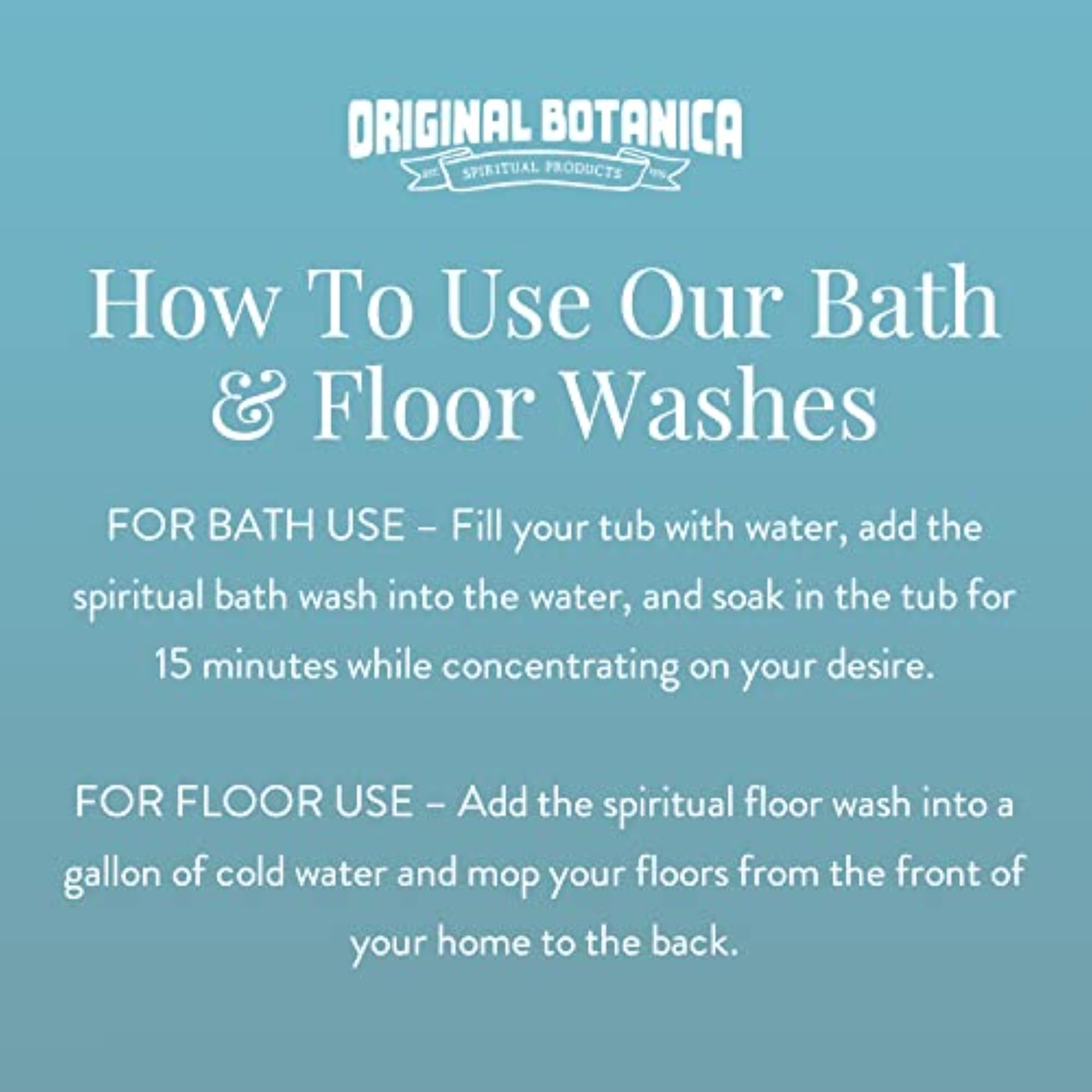 Prosperity Bath & Floor Wash, Spiritual Cleansing