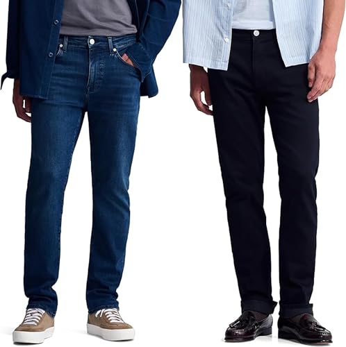 Bridge Men's Regular Rise Straight Leg Jeans, 36x341