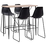 La estructura de acero con recubrimiento en polvo aumenta la estabilidad y la resistencia de la mesa de bar.