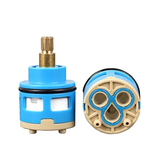 35mm Ceramic Cartridge Replacement, Ceramic Disc Cartridge for Single Handle Kitchen Sinks Faucet