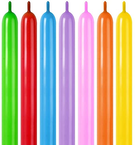 Aerfas 260Q Balloons,100 Pack Thickening Latex Twisting Modelling Long Magic Balloons For Animal Model,Weddings, Birthdays, Party Decorations (Red) #TOP7