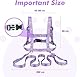 2 Stück Pferdeleine zum Spielen für Kinder Lila Pferdeleine Kinder Pferdeleine Spielzeug Pferde Longierleine Pferdegeschirr für Kinder zum Spielen Harness Kinde für Jungen und Mädchen
