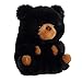 Aurora® Playful Rolly Pet™ Cuddles Black Bear™ Stuffed Animal - Compact Size for On-The-Go Fun - for Adults, Kids, Birthdays, and Anniversaries - Black 4.5 Inches