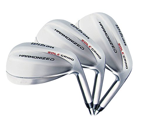 Wilson 52, 56 & 60 Degree Men's RH Harmonized Silver Chrome Wedge Golf