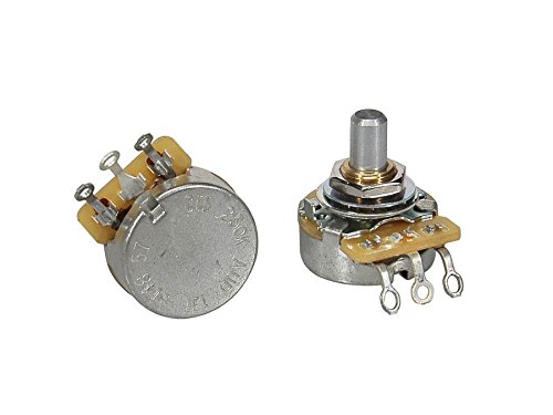 Potentiomètre CTS USA – 250k Audio – Arbre court – Sans stries - Les Beatles, Paul McCartney, John Lennon, RIngo Starr, George Harrison Potentiomètre CTS USA - 250k Audio - Arbre court - Sans stries