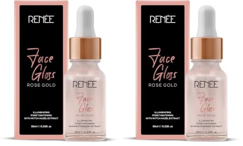 Image of RENEE Face Gloss with Hyaluronic Acid - Rose Gold (Pack of 2)