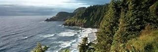 Posterazzi High angle view of a coastline Heceta Head Lighthouse Oregon USA Poster Print, (18 x 6)