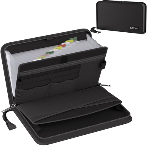 Feuerfeste Fächermappe,Dokumentenmappe 29x17x5CM Aktenordner mit...