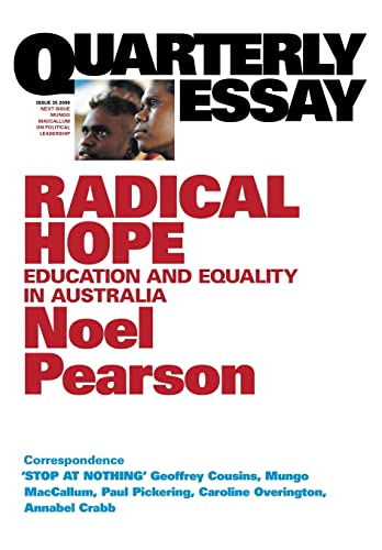 Radical Hope: Education and equality for Austra... 1863954449 Book Cover