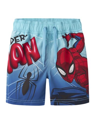 Short de bain long garçon NAME IT Nmmmalte Spider en tissu léger pour la plage