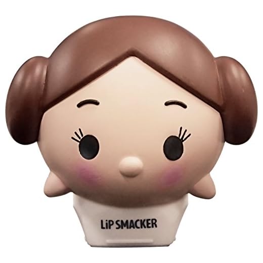 Markwins Lip Smacker Tsum Tsum – Star Wars läppvårdspenna i prinsessa Leila form med Cinnamon Buns smak