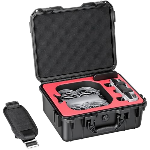 FPVtosky NEO 2 Koffer, Wasserdichter Tasche für DJI Neo 2 Fly More Combo Zubehör, Passt zu DJI RC-N3 Fernsteuerung [NUR Koffer]