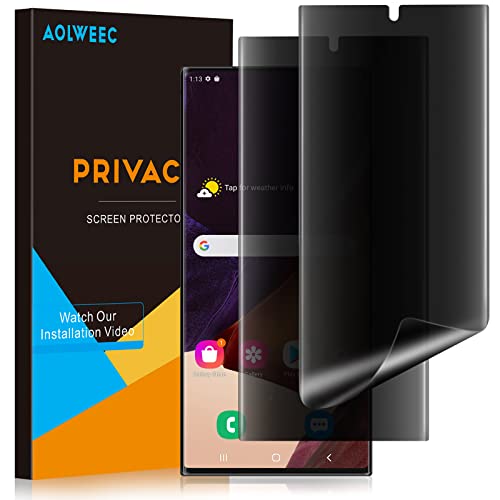 Protection d'écran anti-espion en polyuréthane thermoplastique souple Galaxy Note 20 Ultra 5G