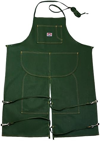 BEN DAVIS Worker's Utility Olive Teamster's Apron - One Size