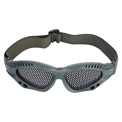 Deror Airsoft Goggles Tactical Protection Goggles Mesh Glasses Army green 1 Pair