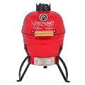 NC 13in Round Ceramic Charcoal Grill Orange