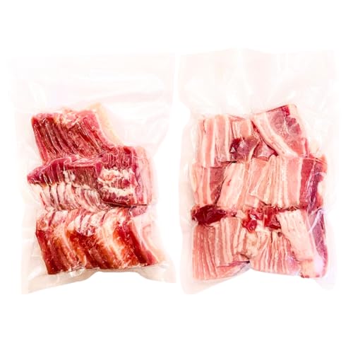 豚バラ薄切り肉 500g×2パック 真空エコパック 業務用 小分け 豚カルビ（Amazon）