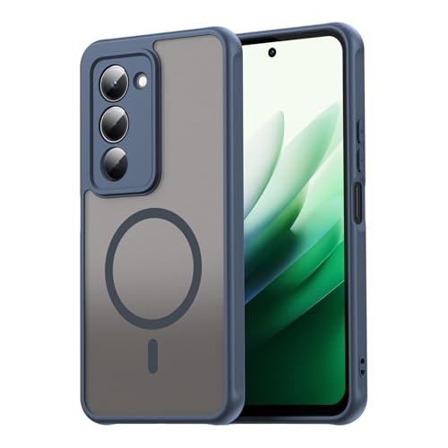 Image of Compatible with REDMI 15 (171mm) Case Cover,Compatible with MagSafe,Anti-Fall,Compatible with Xiaomi Redmi 15 (171mm) 25062RN2DY Cell Protective Phone Case Blue