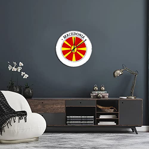Horloge murale Macédoine sans tic-tac pour retrouver le sommeil