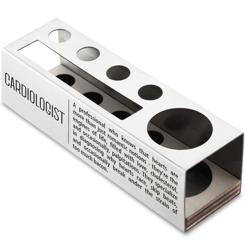 wainvniaw Cardiologist Definition Gifts for Women, Men, Cardiologist Office Supplies Desk Decor Stainless Steel Pen Pencil Holders WCC45