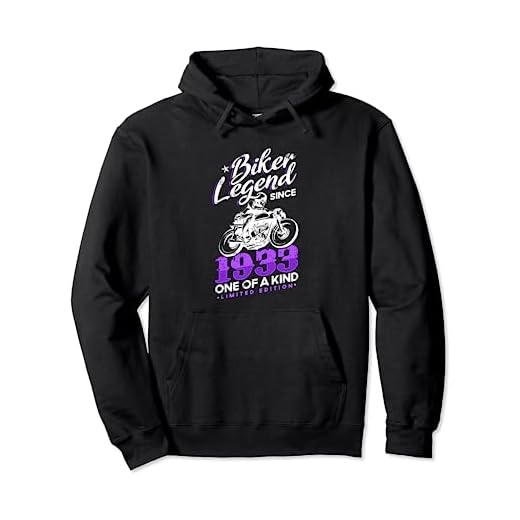 Biker Legend Since 1933 Moto 90 Cumpleaños Sudadera con Capucha