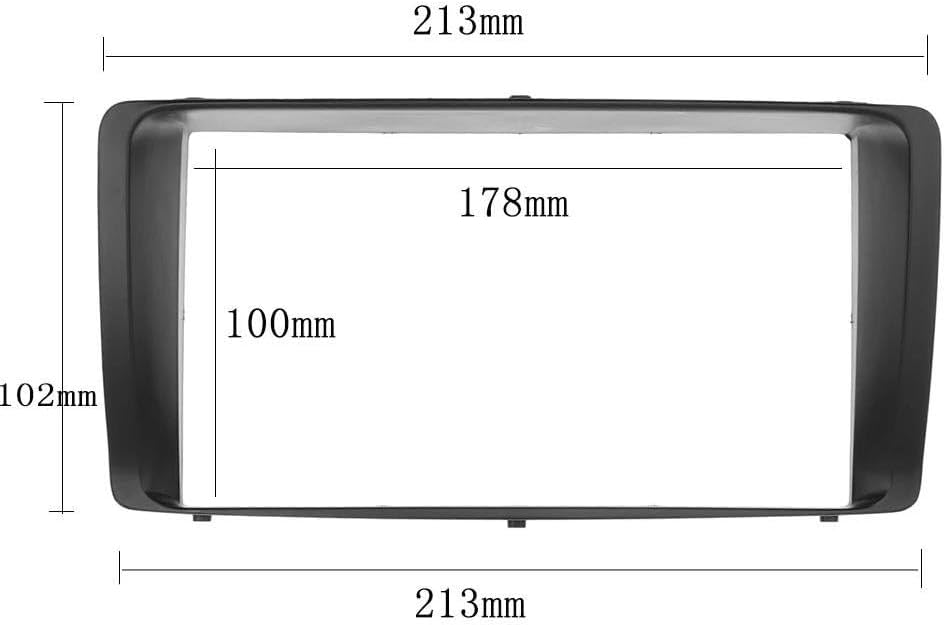 自動車部品 カーステレオ ラジオ オーディオ DVD CD フェイシアプレート パネルフレーム 2DIN に適合する カローラ 20