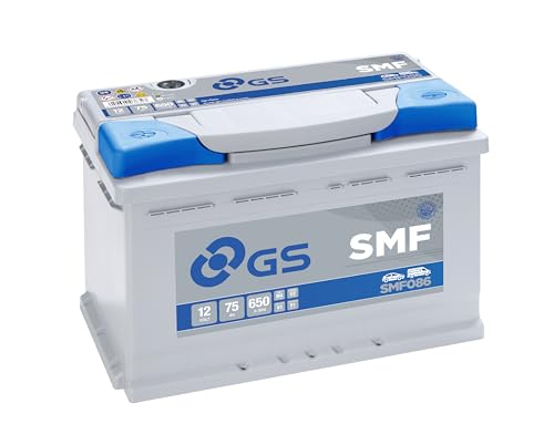 GS SMF086 12V 75Ah 650 CCA Maintenance Free Car, Truck & Van Battery