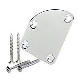 Material: Zink-Legierung Hals Platte Befestigung Platte Für Elektrogitarren Neckplate Chrome