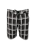 Hurley Men's Supersuede Printed 21' inch Boardshort Swim Short, Black, 30