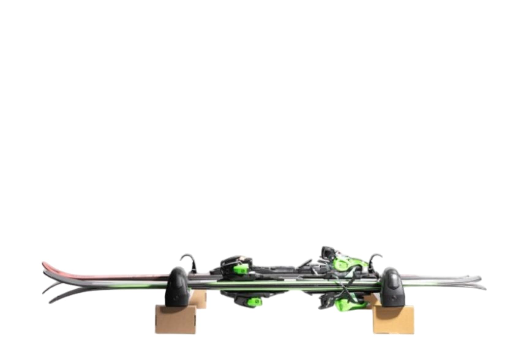 GEV Portasci XL per Barre Portatutto – Chiusura Antifurto con Chiave, capacità 6 Paia Sci o 4 Snowboard, Larghezza Interna 63 cm, Made in Italy, Omologato TÜV SÜD