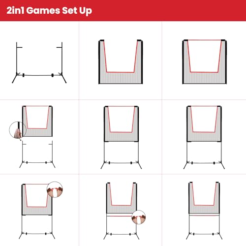 Paddle Game Set with Net – Portable for Indoor/Outdoor – 2 Wearable Gloves + 8 Birdies – Joint-Friendly Family Fun – Like Badminton, Pickleball & Tennis with a Twist by BACKYARD ALL-STARS - Used condition - Image 8