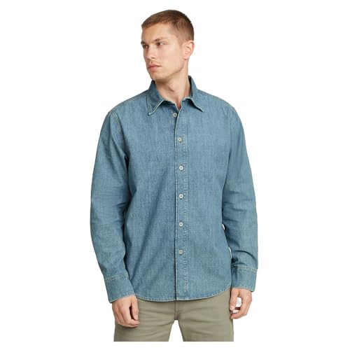 Camisa Regular Denim G-Star con tejido de algodón resistente para invierno 3
